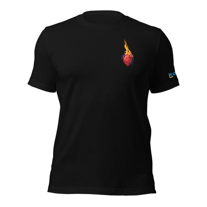 Burning in Holy Love t-shirt