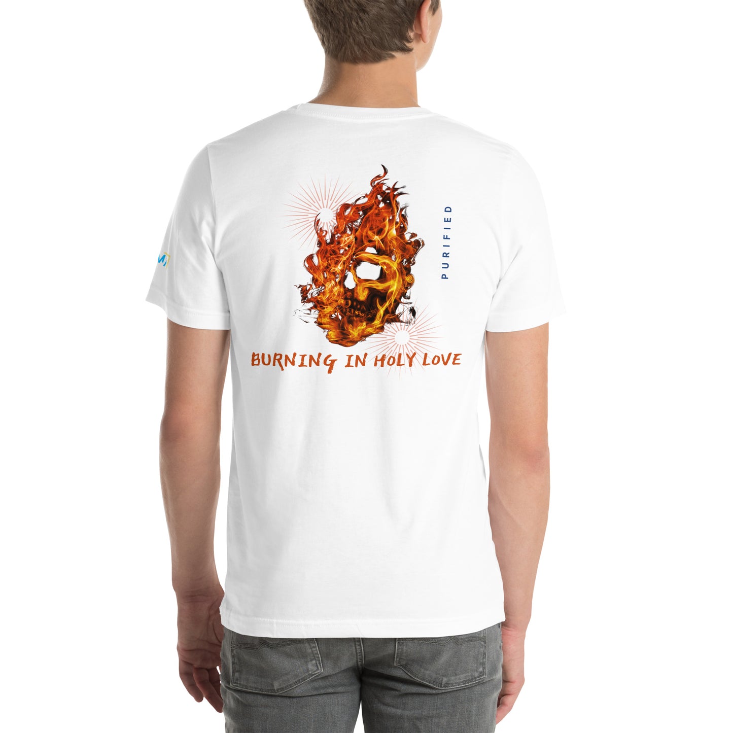 Burning in Holy Love t-shirt